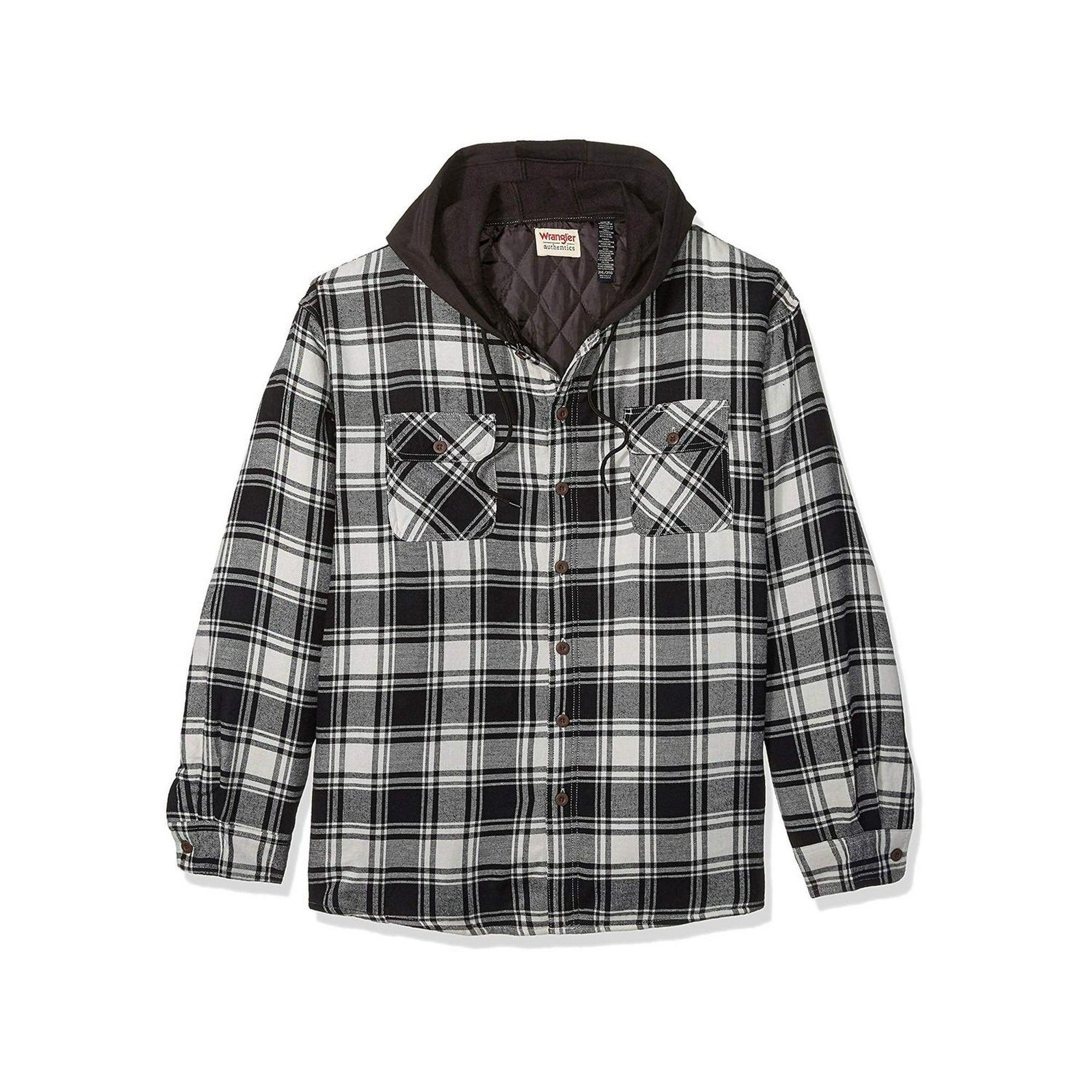 Wrangler Authentics Men's Long Sleeve Quilted Lined Flannel